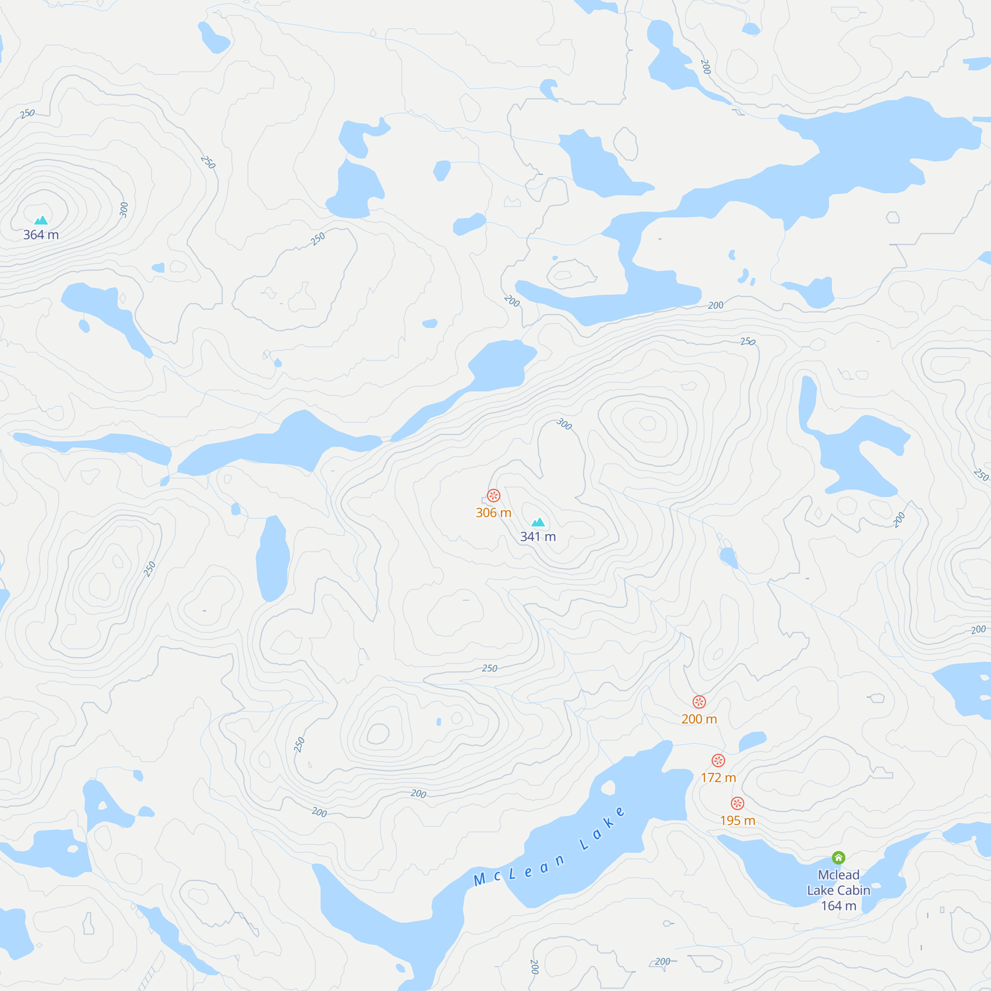 Colin's Hut map