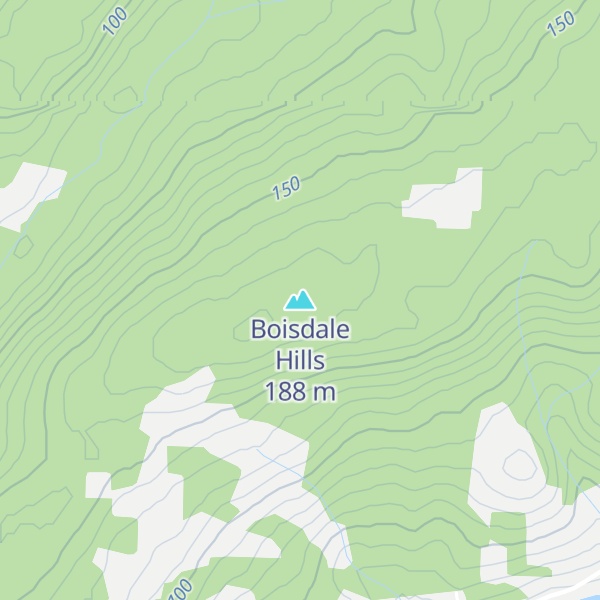 Map of Boisdale Hills