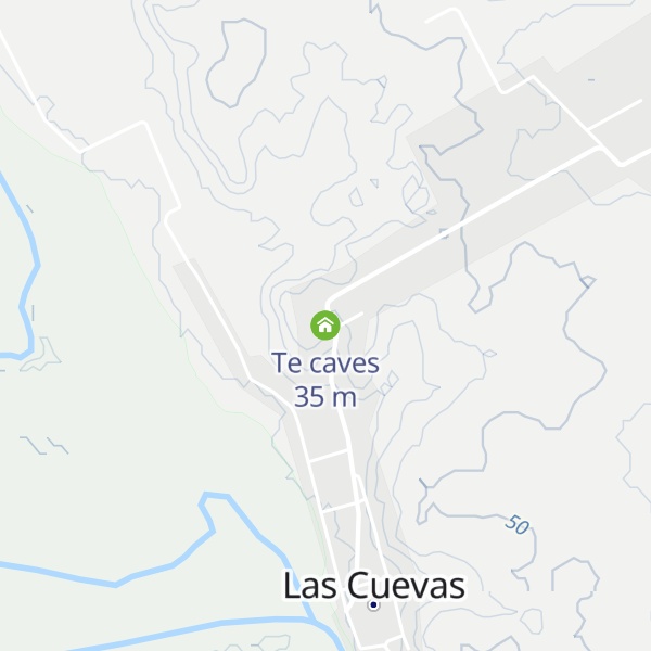 Map of Te caves