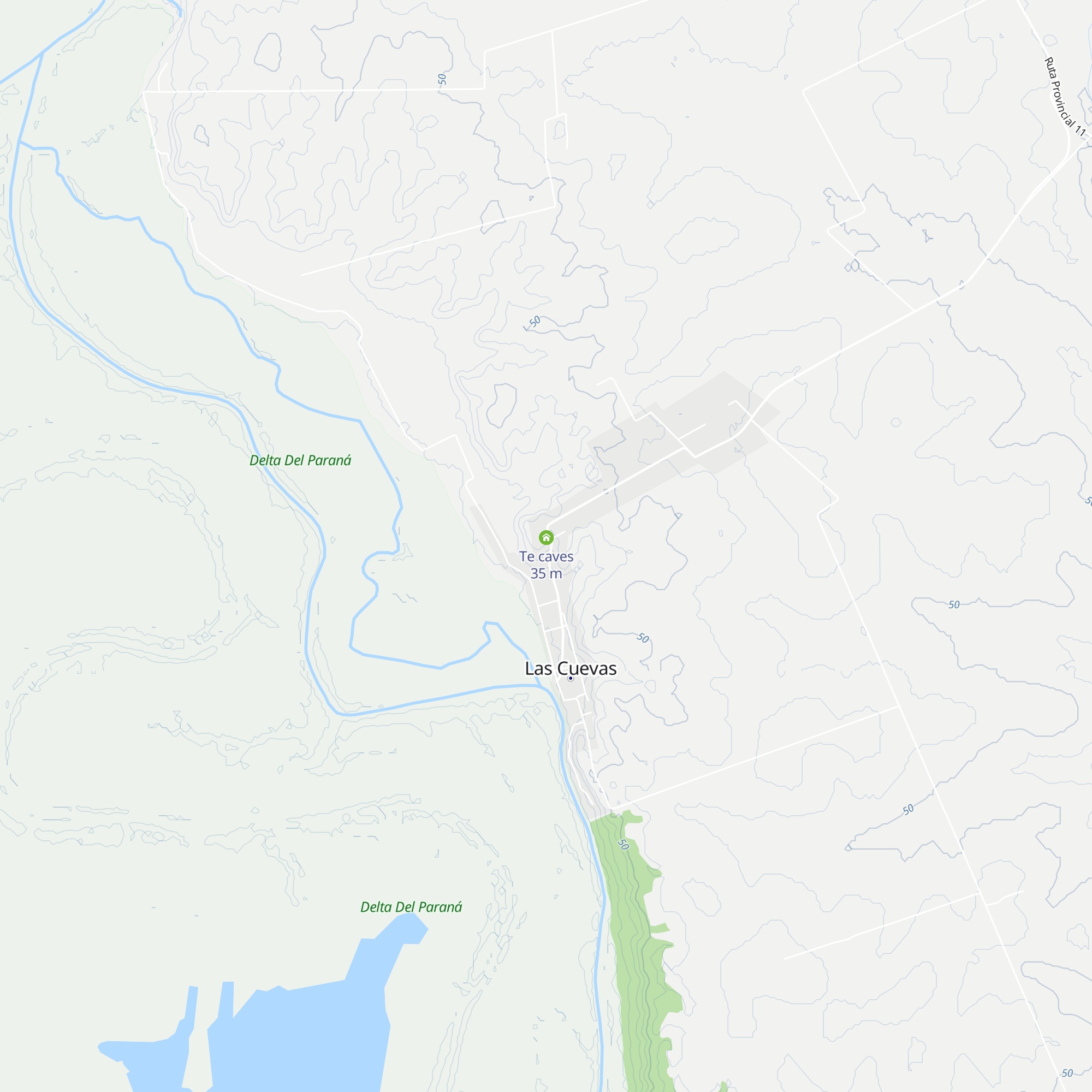 Las cuevas map