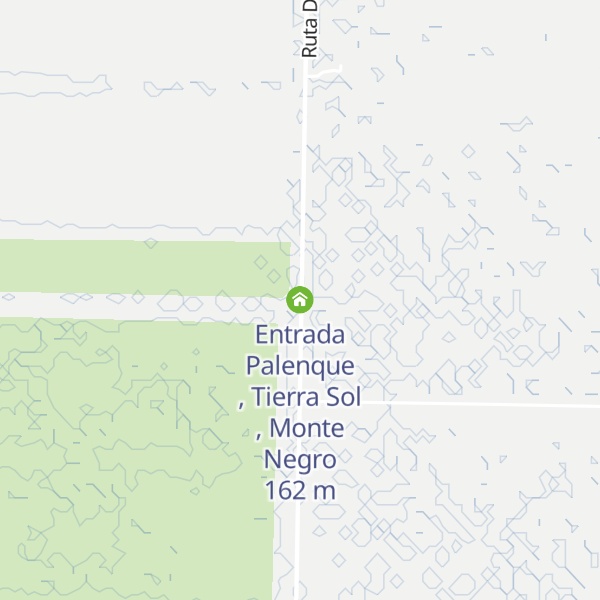Map of Entrada Palenque , Tierra Sol , Monte Negro