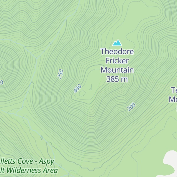 Map of North Mountain