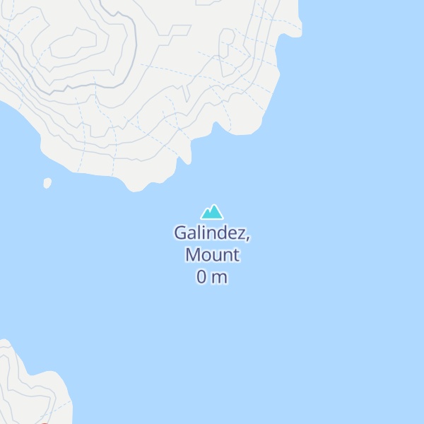 Map of Galindez, Mount