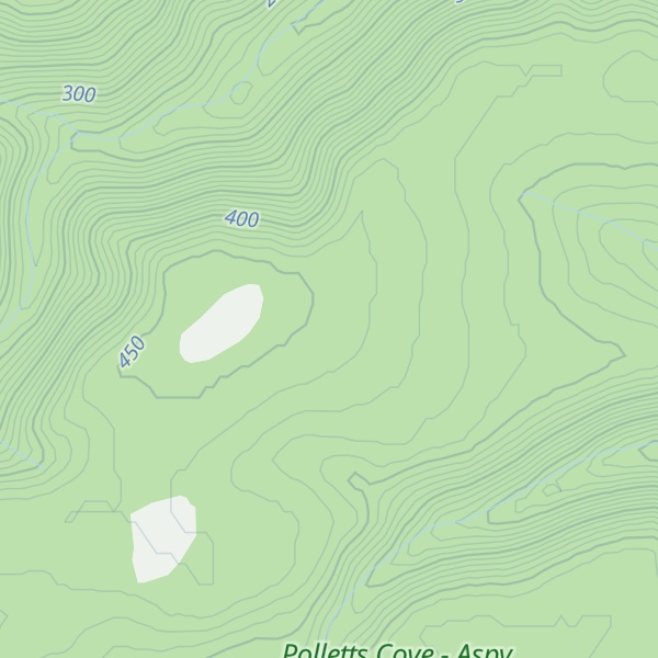 Map of North Mountain
