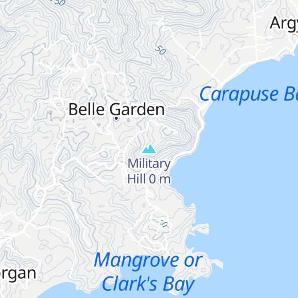 Map of Military Hill