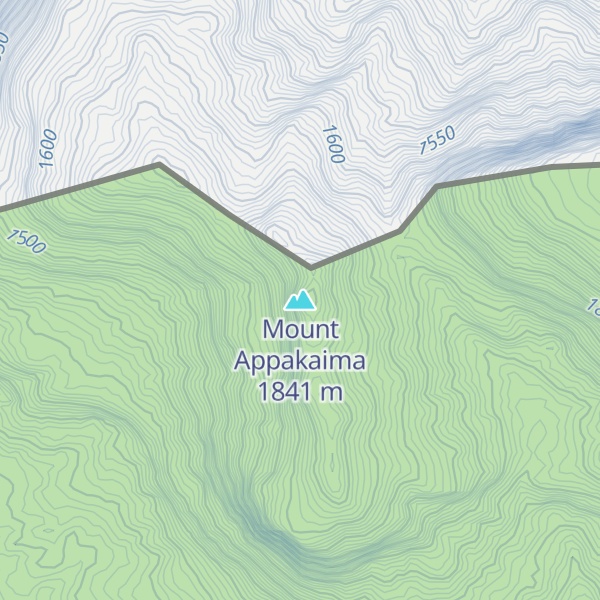 Map of Mount Appakaima