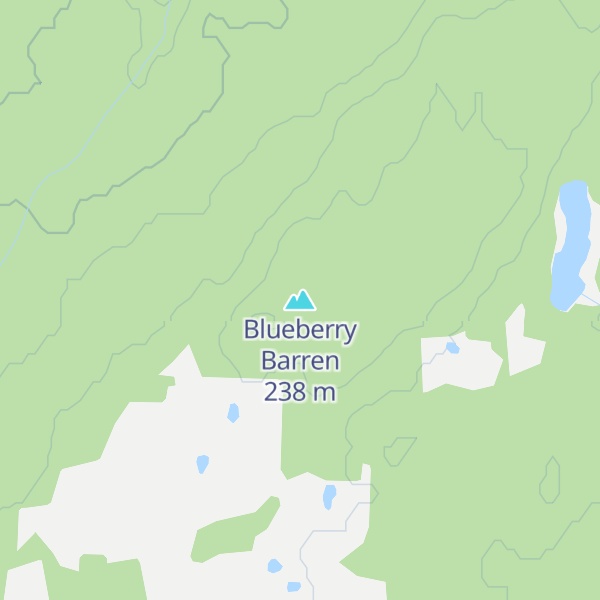 Map of Blueberry Barren