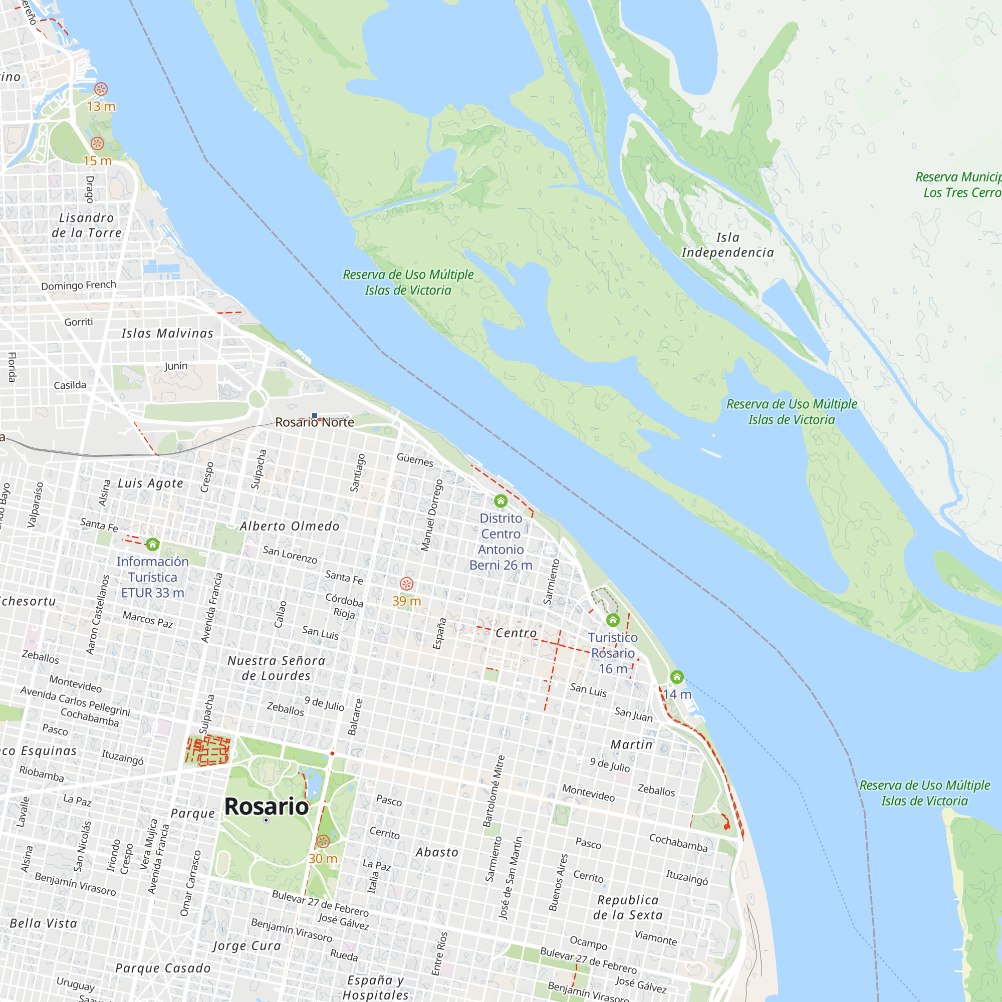 Distrito Centro Antonio Berni map