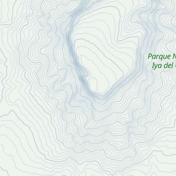 Map of Cerro San Miguel