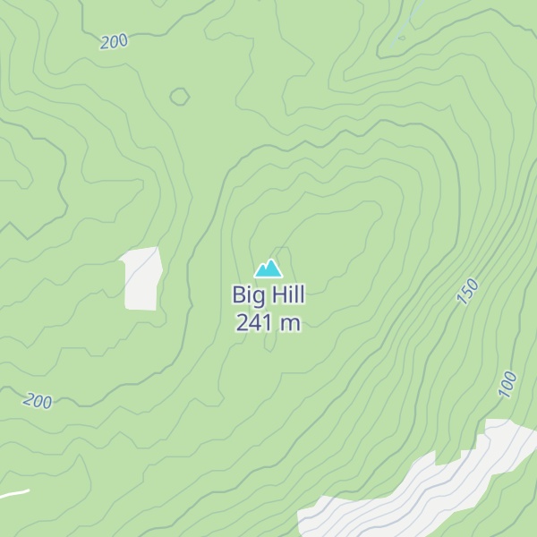 Map of Big Hill