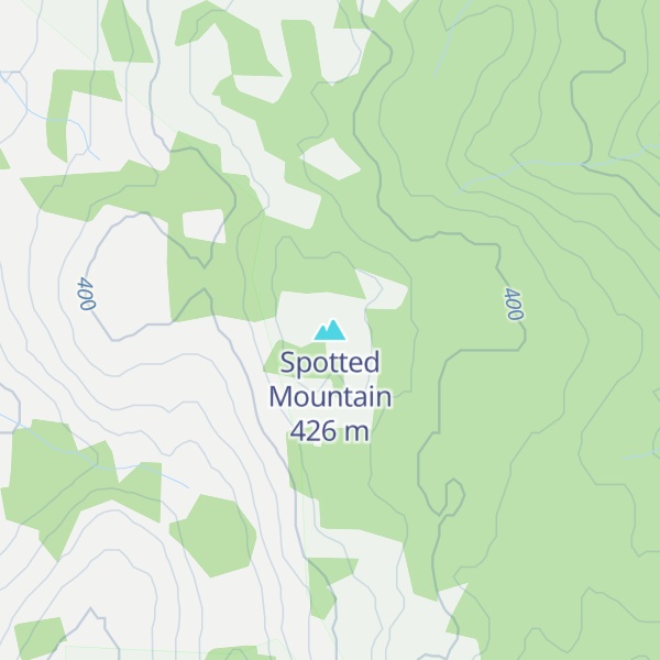 Map of Spotted Mountain
