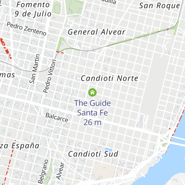 Map of The Guide Santa Fe