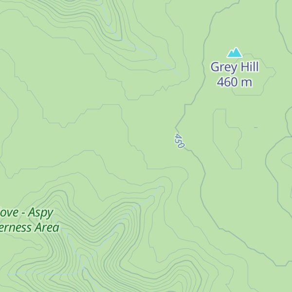 Map of Fox Back Ridge