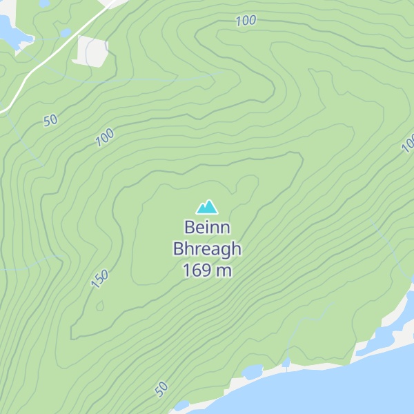 Map of Beinn Bhreagh
