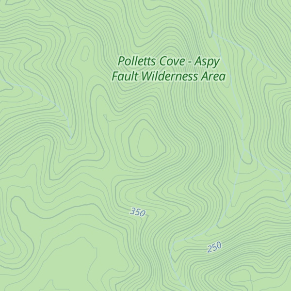 Map of Black Brook Mountain