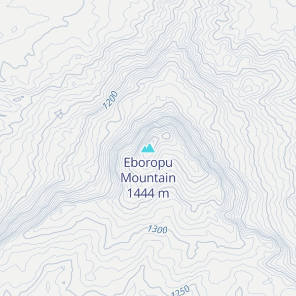 Map of Eboropu Mountain
