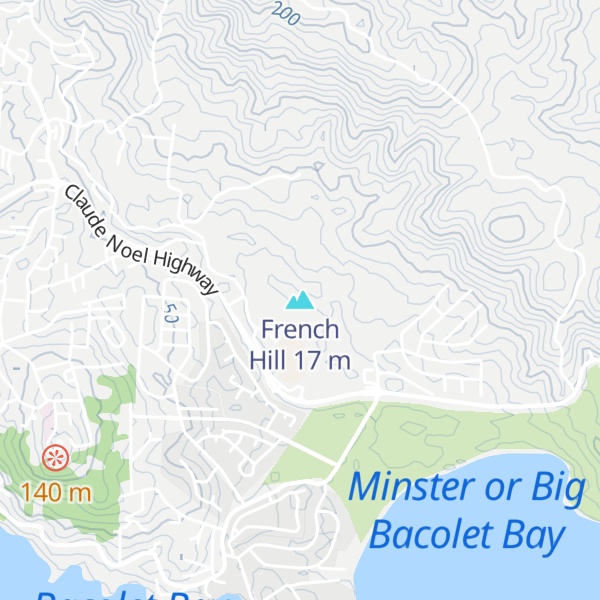 Map of French Hill