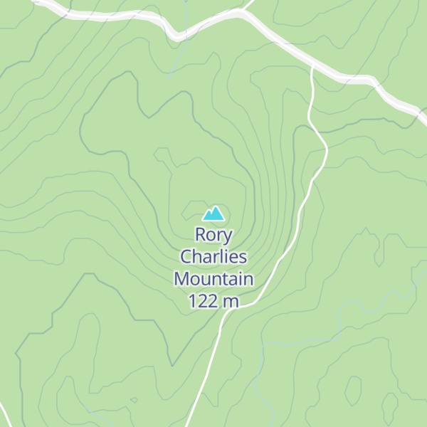 Map of Rory Charlies Mountain