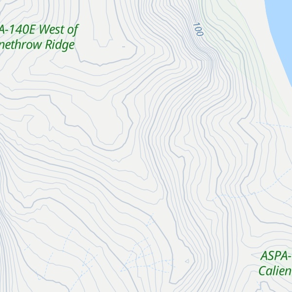 Map of Stonethrow Ridge