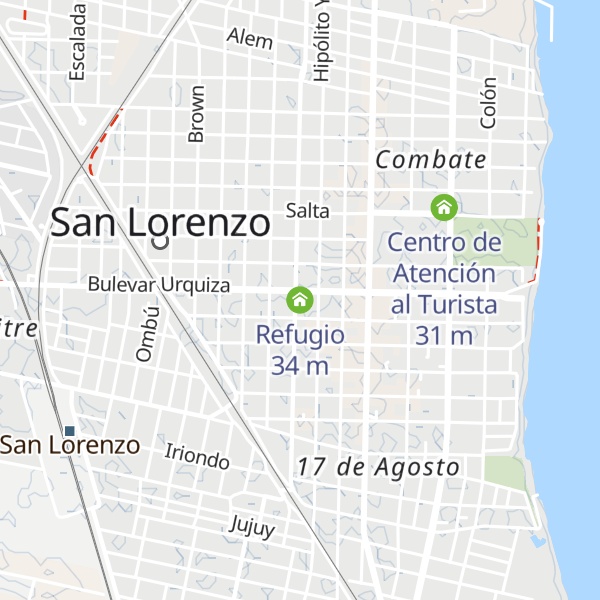 Map of Refugio