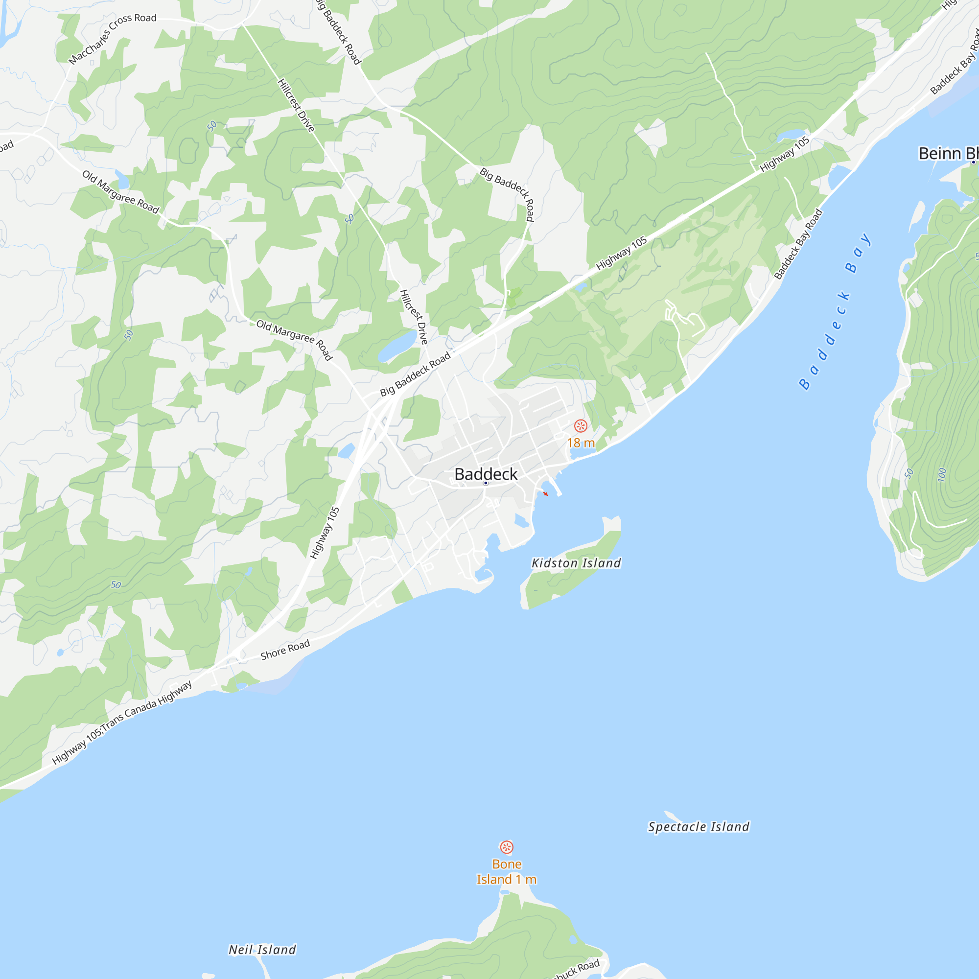 Baddeck Welcome Center map