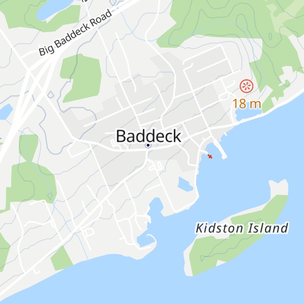 Map of Baddeck Welcome Center