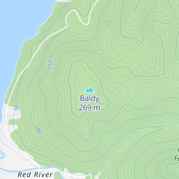 Map of Baldy