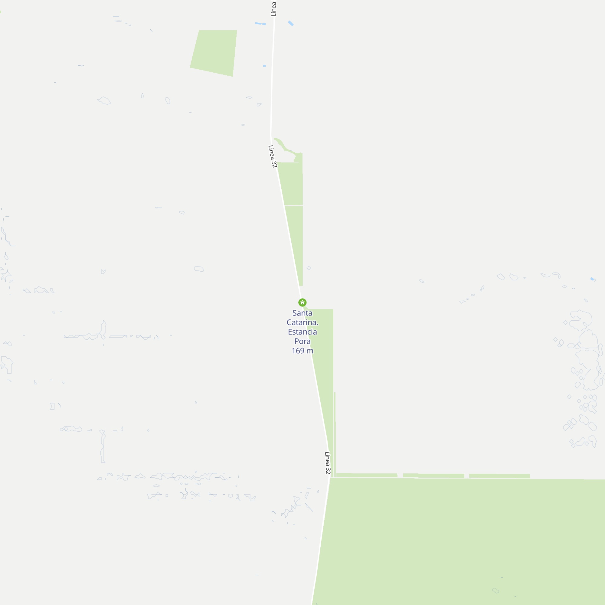Santa Catarina. Estancia Pora map