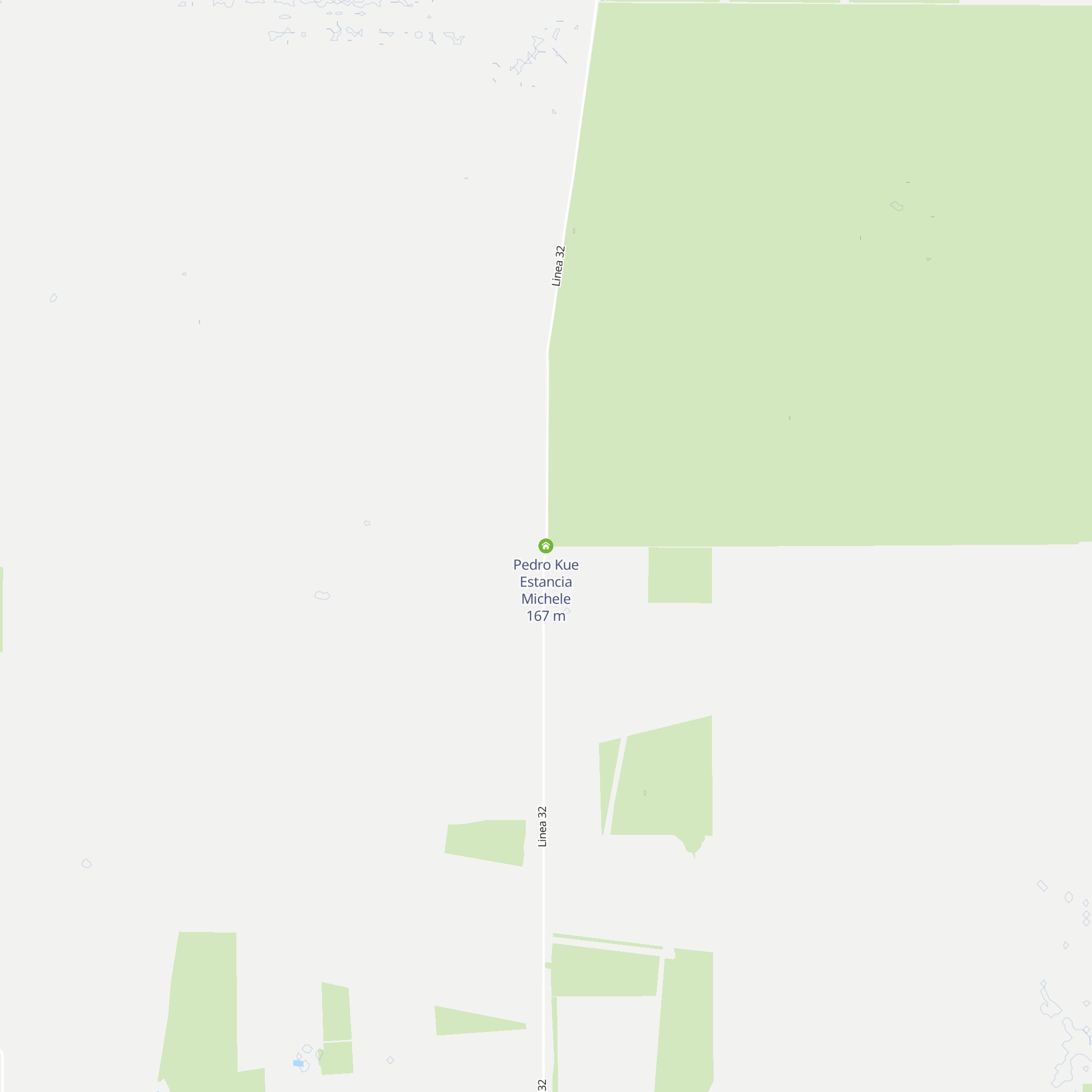 Pedro Kue Estancia Michele map