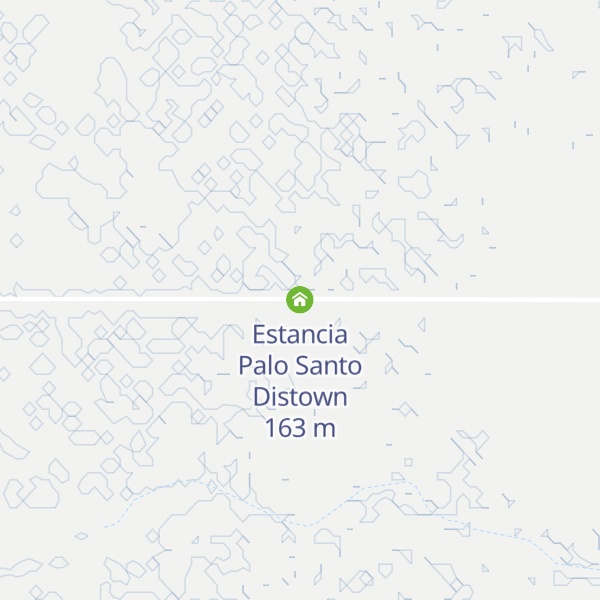 Map of Estancia Palo Santo Distown