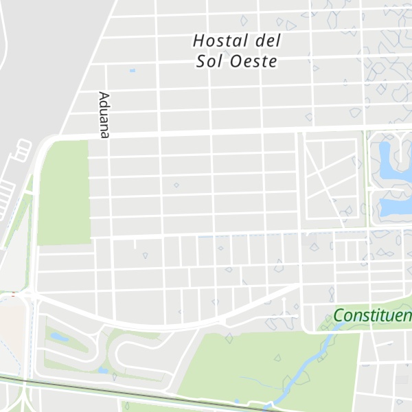 Map of Cabañas Rosario Fisherton