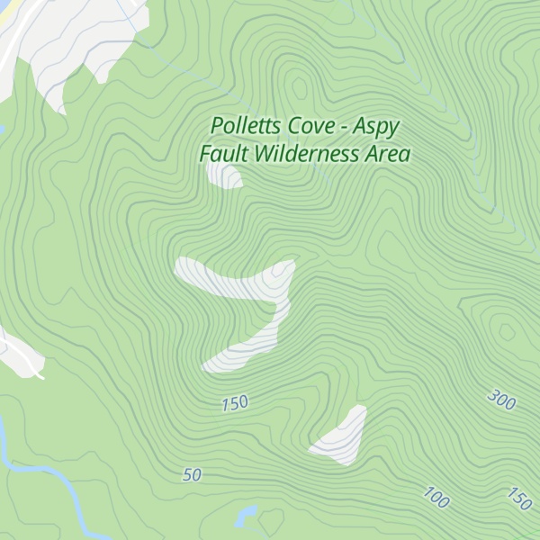 Map of Roberts Mountain