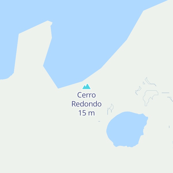 Map of Cerro Redondo