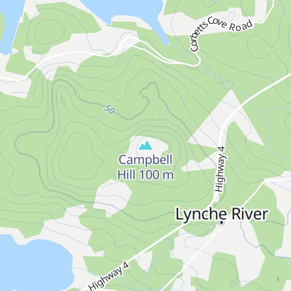 Map of Campbell Hill