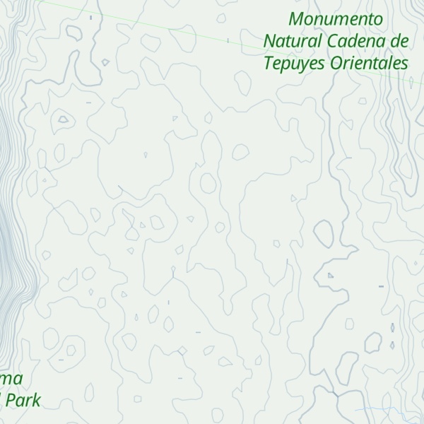 Map of Kukenán Tepuy