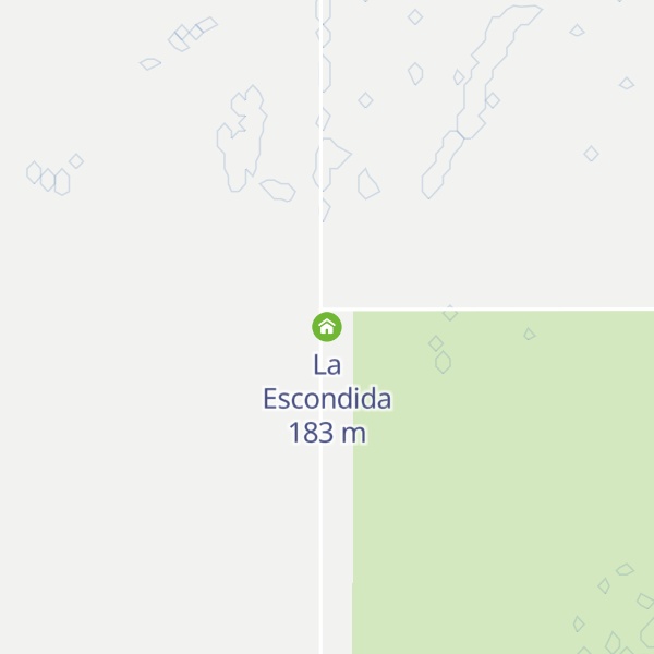 Map of La Escondida