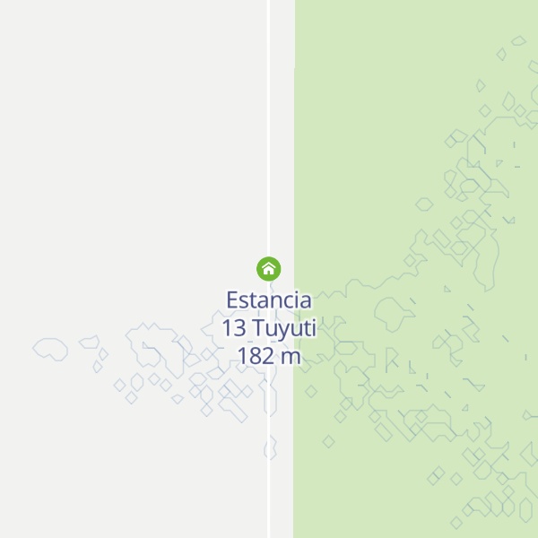 Map of Estancia 13 Tuyuti