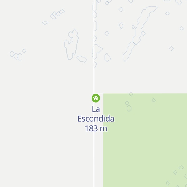 Map of Estancia La Escondida