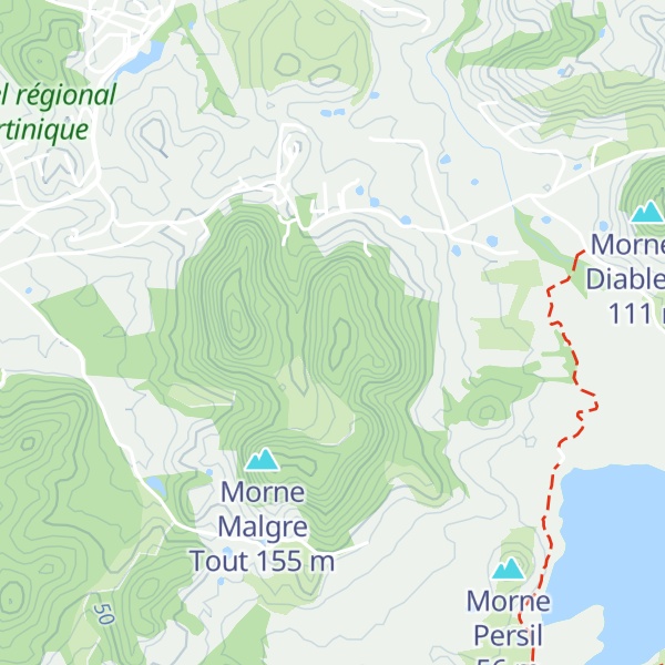 Map of Morne Manioc