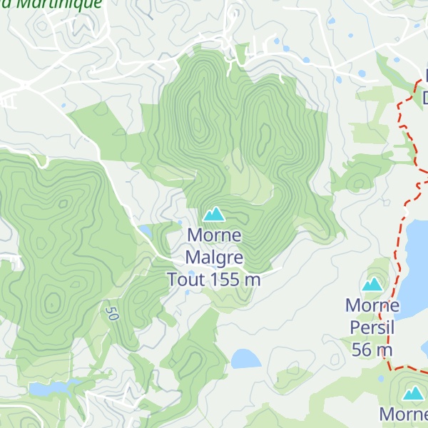 Map of Morne Malgre Tout