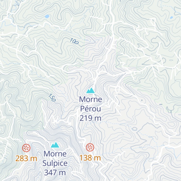 Map of Morne Pérou