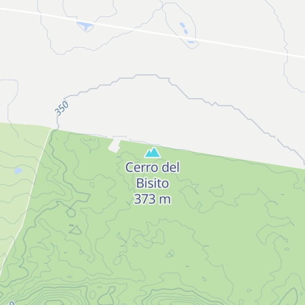 Map of Cerro del Bisito