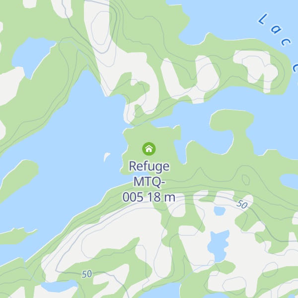 Map of Refuge MTQ-005