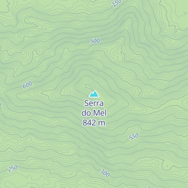 Map of Serra do Mel