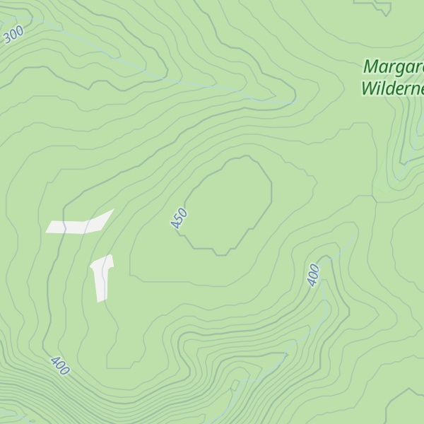 Map of John Peters Mountain