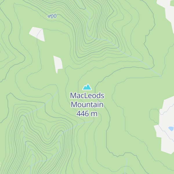 Map of MacLeods Mountain
