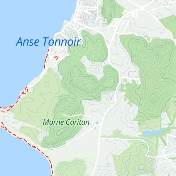 Map of Morne Caritan