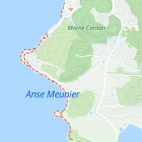 Map of Morne Amérique du Nord
