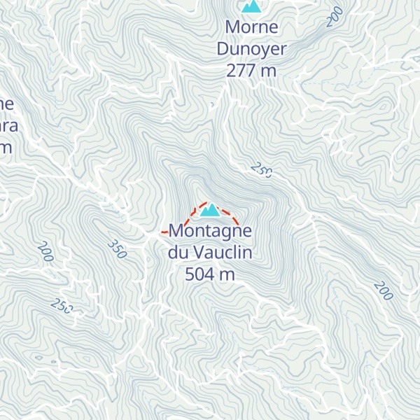 Map of Montagne du Vauclin