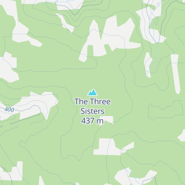 Map of The Three Sisters